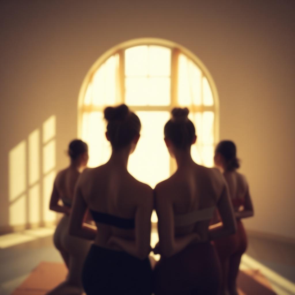 Femmes en cercle dans un studio de yoga